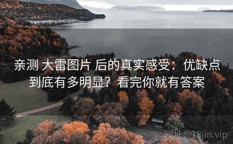 亲测 大雷图片 后的真实感受：优缺点到底有多明显？看完你就有答案