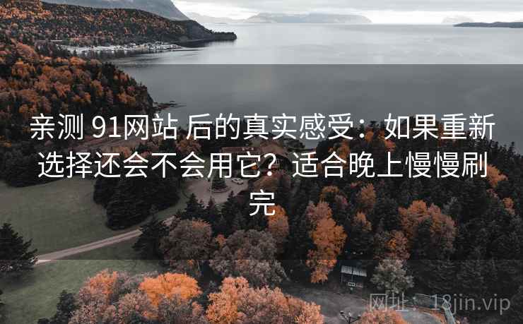 亲测 91网站 后的真实感受：如果重新选择还会不会用它？适合晚上慢慢刷完