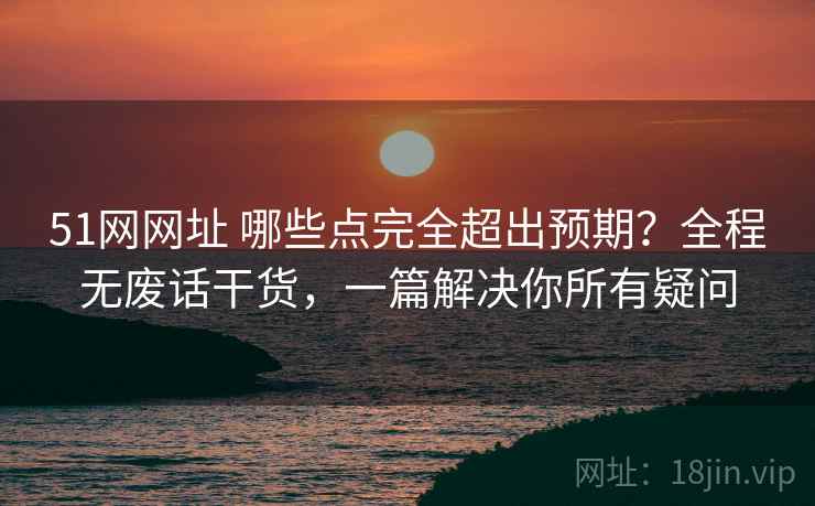 51网网址 哪些点完全超出预期？全程无废话干货，一篇解决你所有疑问