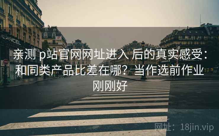 亲测 p站官网网址进入 后的真实感受：和同类产品比差在哪？当作选前作业刚刚好